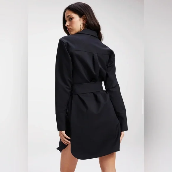 Good American Poplin Shirt Dress NWT - Picture 5 of 13